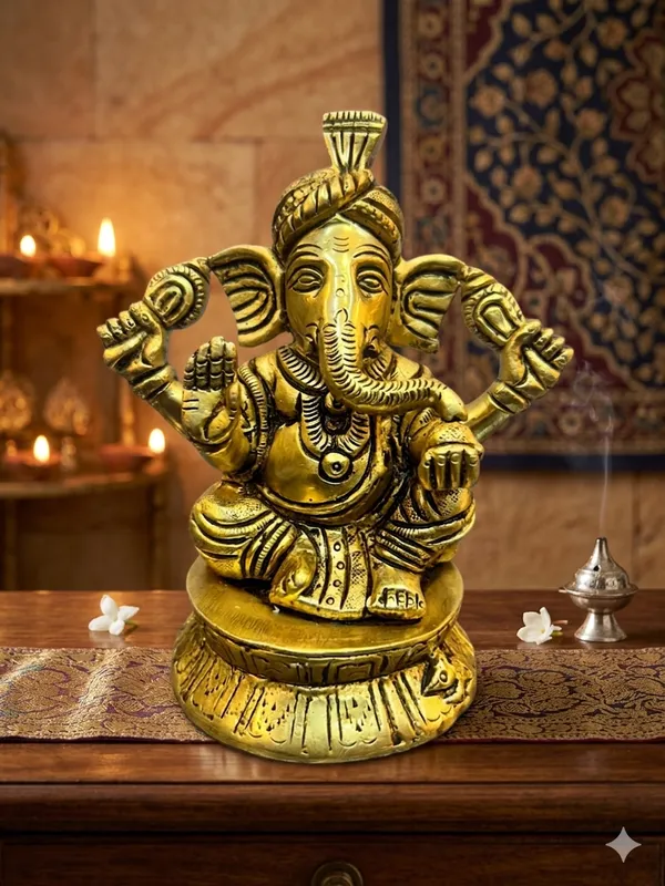 Gold_Finish_Lord_Ganesha_Idol