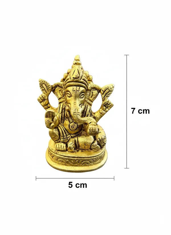 Gold_Finish_Traditional_Ganesha_Idol