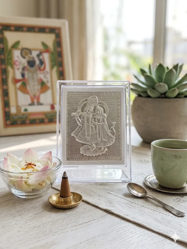 Metallic_Devotional_Radha_Krishna_Embossed_Display_Plaque