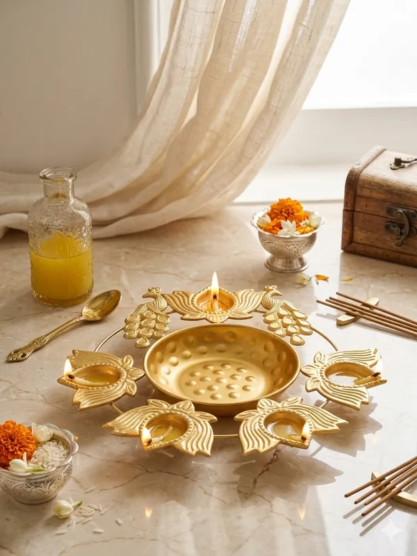 Gold_Tone_Peacock_Diya_Festive_Wall_Decor