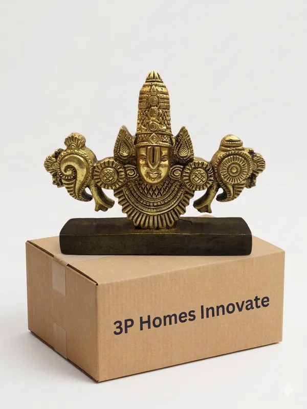 Gold_Tone_Venkateswara_Idol_with_Base