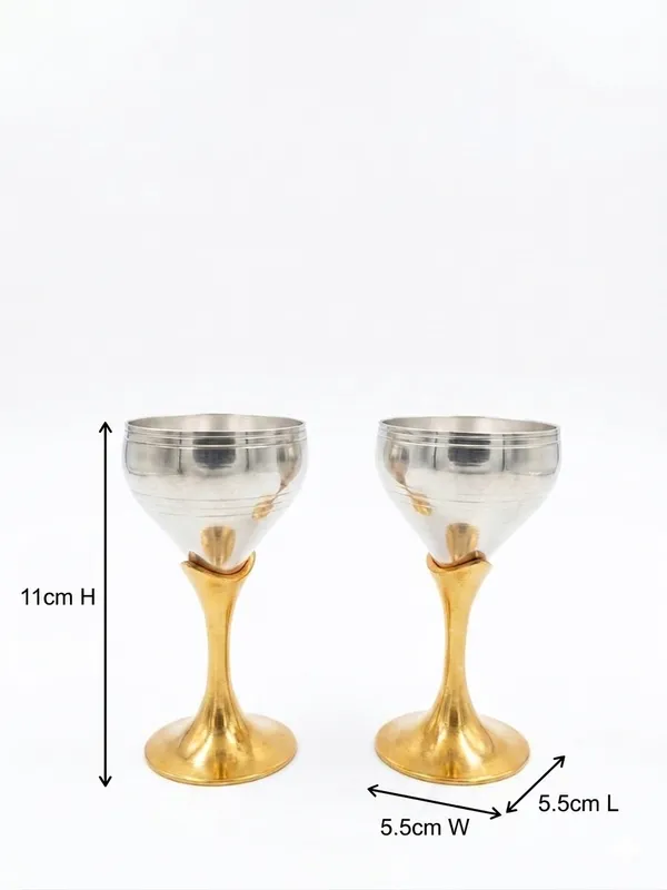 Two_Tone_Metal_Stemmed_Chalices_Set_Of_2