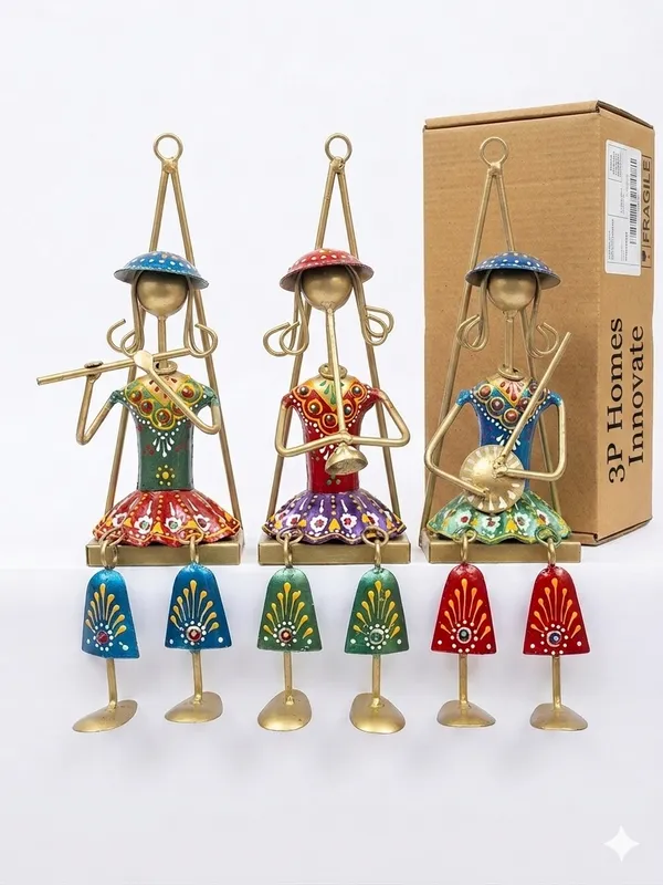 Metal_Folk_Art_Multicolour_Musician_Wind_Chime
