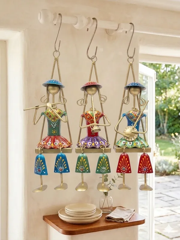 Metal_Folk_Art_Multicolour_Musician_Wind_Chime