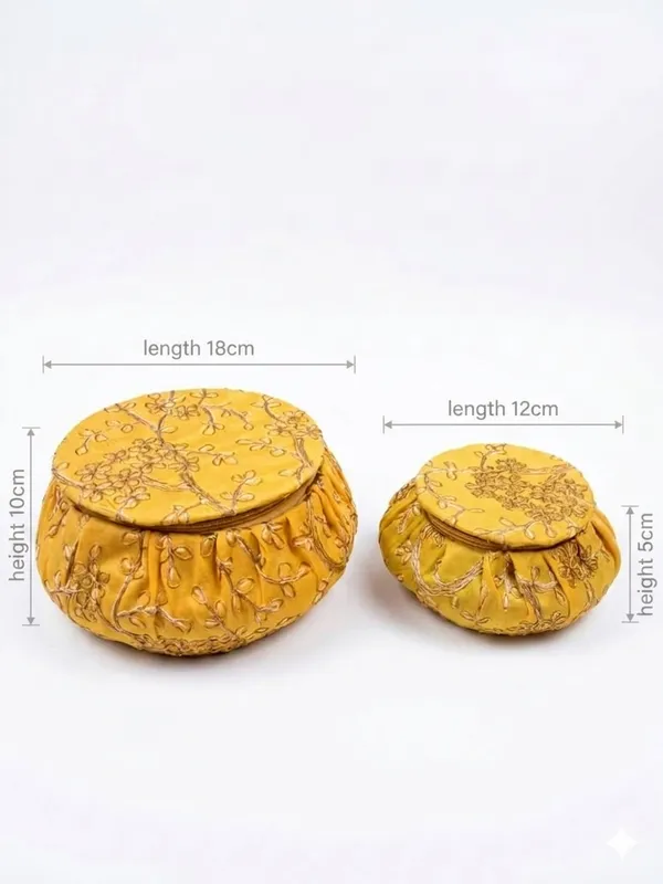 Mustard_Yellow_Embroidered_Round_Pouf_Ottoman_Set