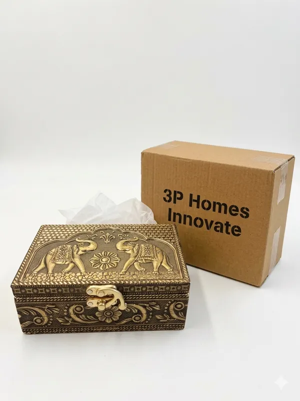 Antique_Finish_Elephant_Embossed_Decorative_Storage_Box
