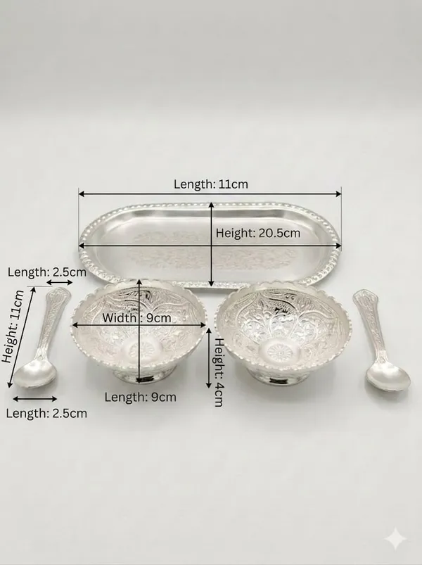 Silver-Tone_Traditional_Floral_Pooja_Thali_Set