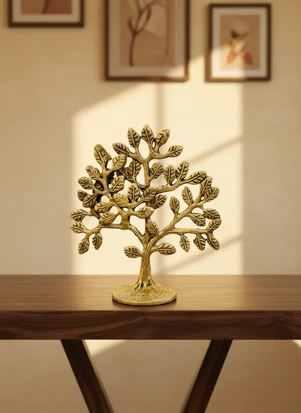 Gold_Tone_Tree_Design_Decorative_Figurine