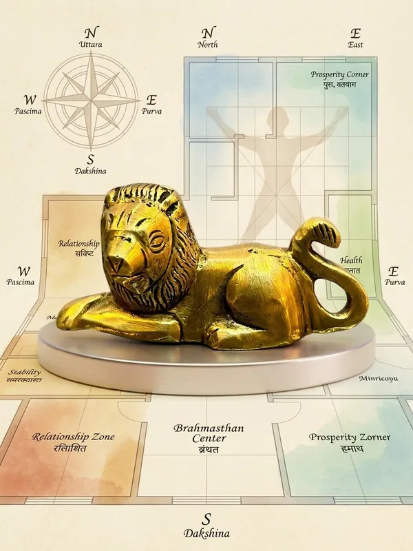 Gold_Finish_Resting_Lion_Decorative_Showpiece