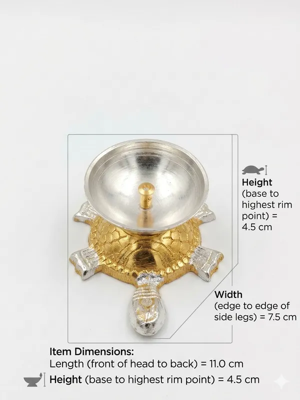Metal_Turtle_Design_Diya_With_Red_Gift_Box