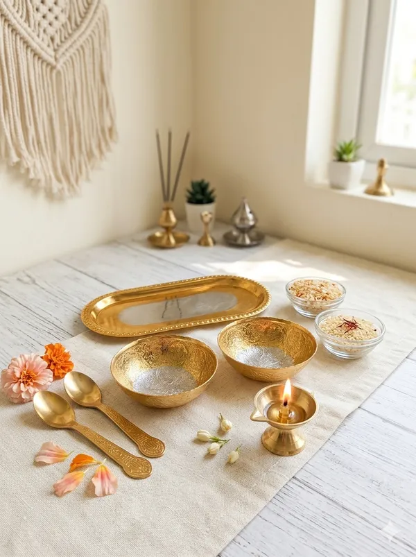 Gold_Finish_Traditional_Pattern_Serving_Set