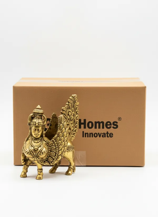 Gold_Tone_Ornate_Peacock_Decorative_Figurine