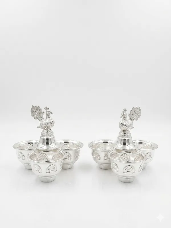 Peacock_Design_3-Bowl_Panchwala_(Pack_of_2)_-_Pure_German_Silver