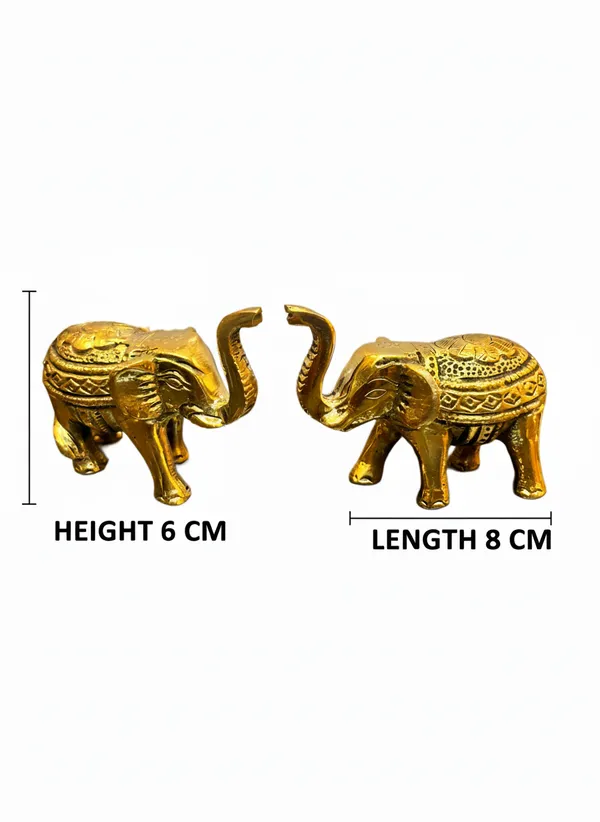 Gold_Finish_Elephant_Figurine_Pair