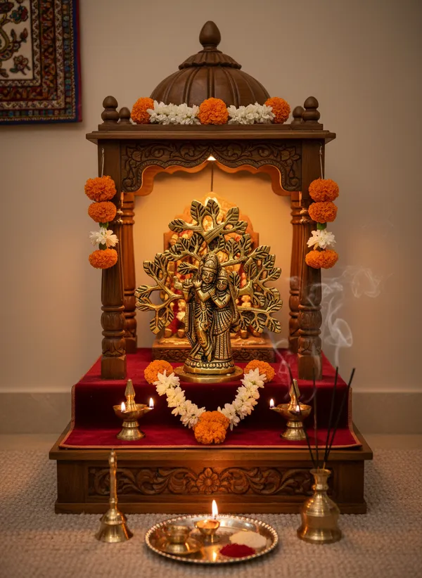 Antique-Finish_Radha_Krishna_Tree_Idol