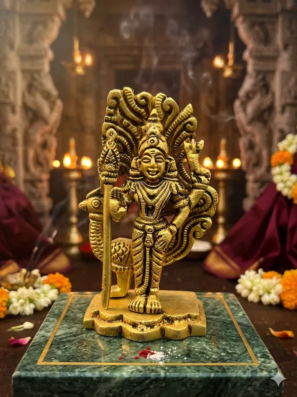 Golden_Finish_Serpent_Hood_Hindu_Deity_Idol