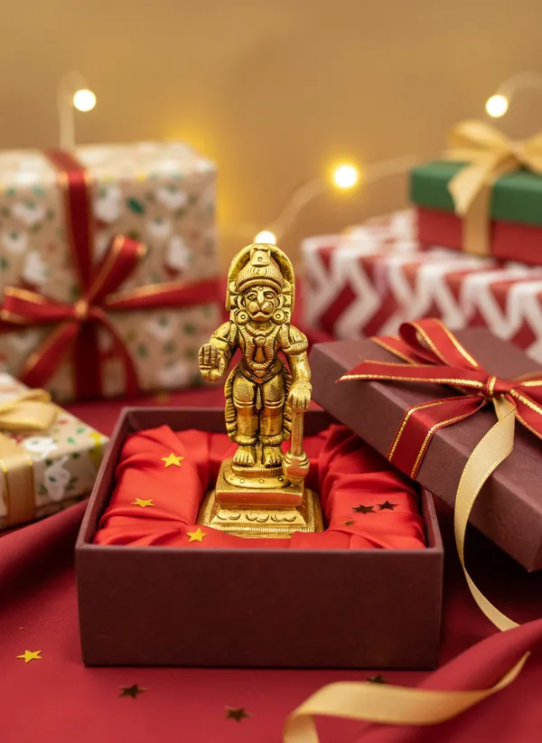 Gold_Tone_Lord_Hanuman_Idol_8_cm