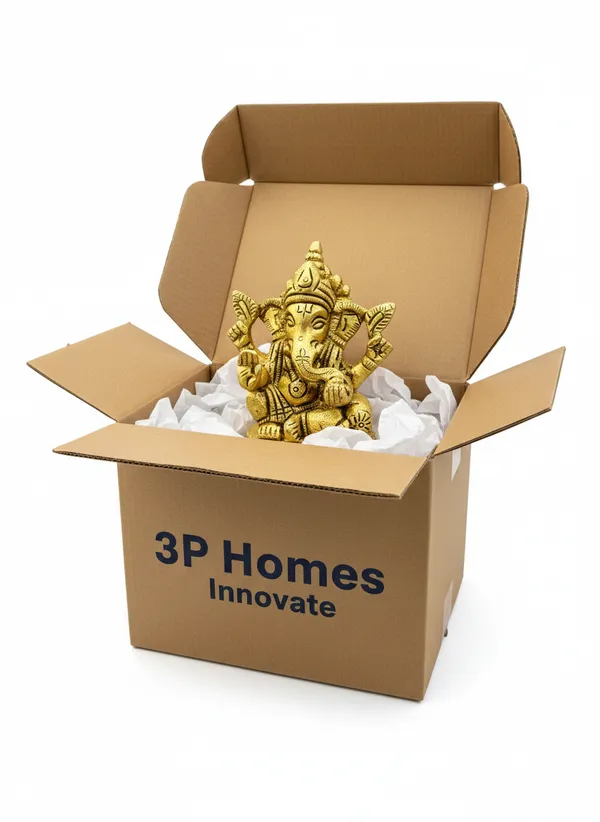 Gold_Finish_Traditional_Ganesha_Idol