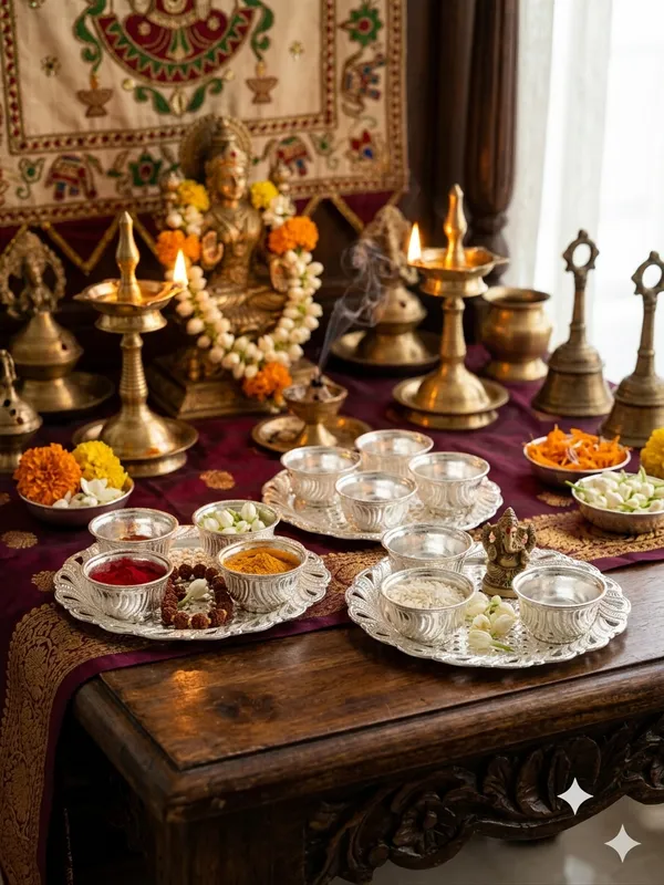 Pure_German_Silver_4_Kumkum_Platter_(Pack_of_3)