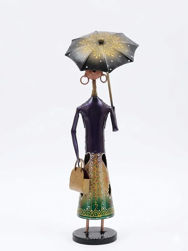 Metal_Lady_With_Umbrella_Decorative_Showpiece