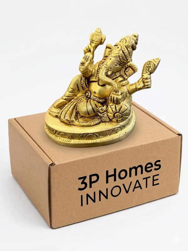 Gold_Tone_Ganesha_Idol_With_Gift_Box