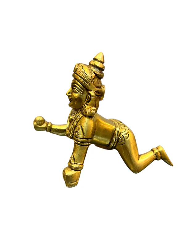 Golden_Finish_Bal_Krishna_Crawling_Idol