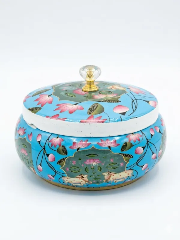 Metal_Floral_Print_Decorative_Lidded_Box