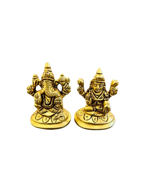 Gold-Tone_Lakshmi_Ganesh_Decorative_Idol_Set