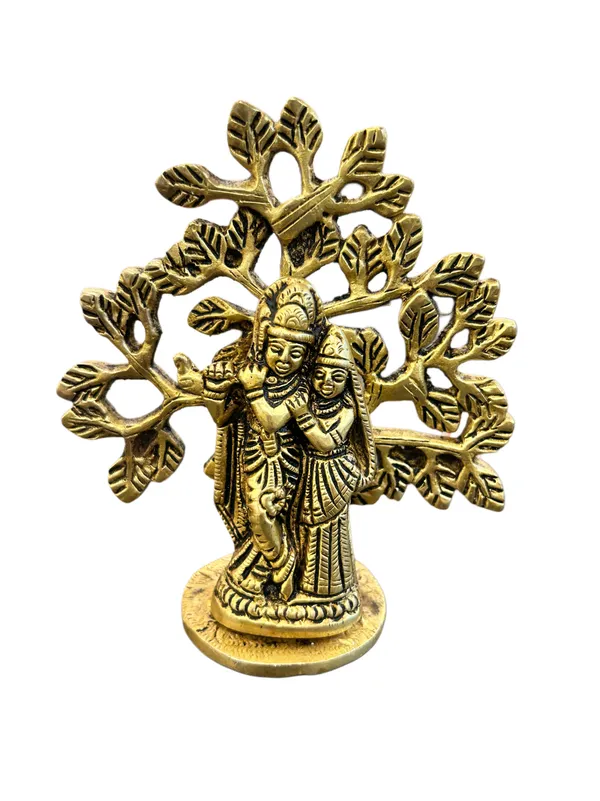 Antique-Finish_Radha_Krishna_Tree_Idol