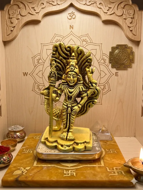 Golden_Finish_Serpent_Hood_Hindu_Deity_Idol