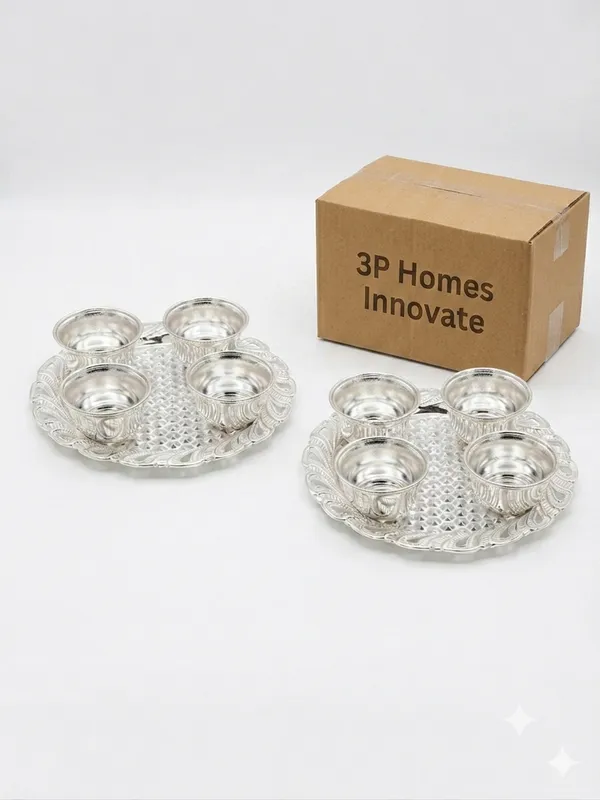 4_Kumkum_Platter_(Pack_of_2)_-_Pure_German_Silver