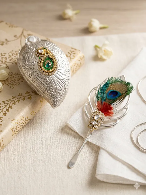 Silver-Tone_Peacock_Design_Dry_Fruit_Box_Set
