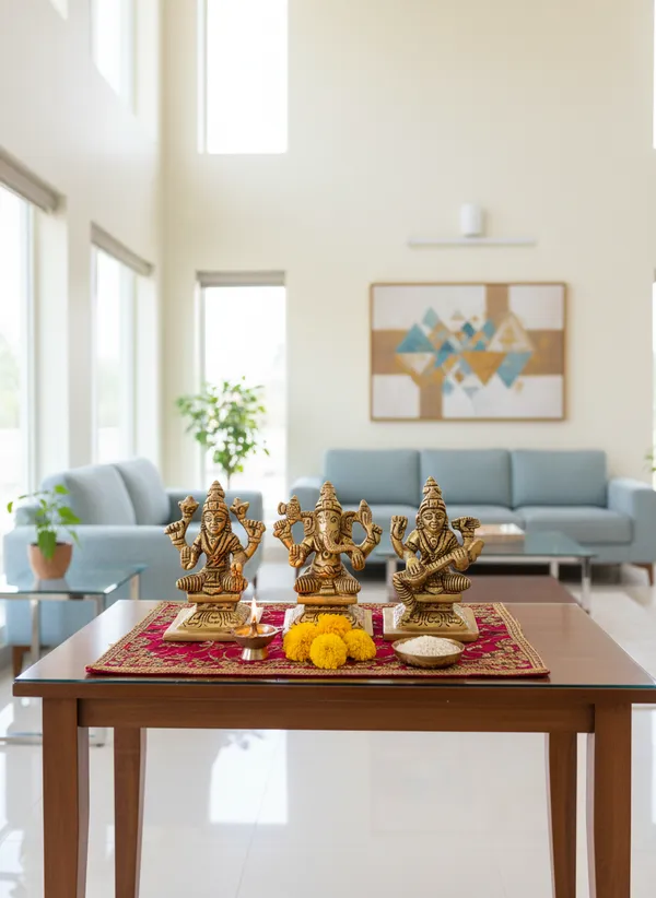 Gold_Tone_Hindu_Deity_Idol_Set