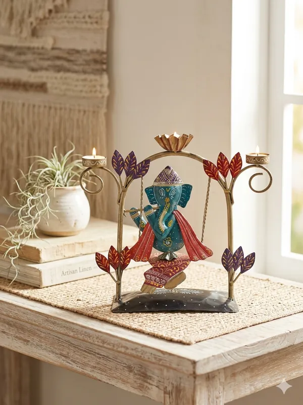 Metal_Religious_Ganesha_Swing_Idol_Decor