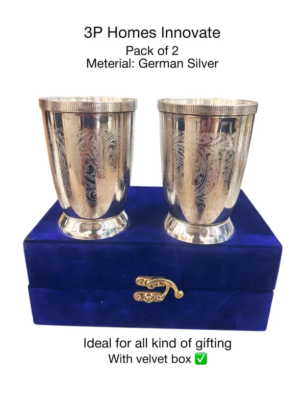 Metal_Wedding_Floral_Engraved_Goblet_Set