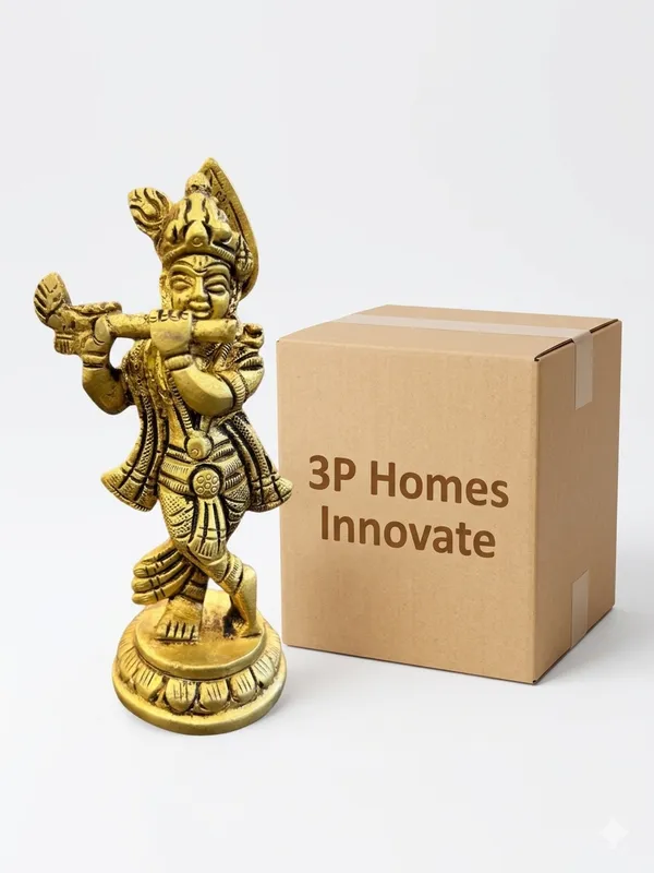 Gold_Tone_Traditional_Krishna_Decorative_Figurine