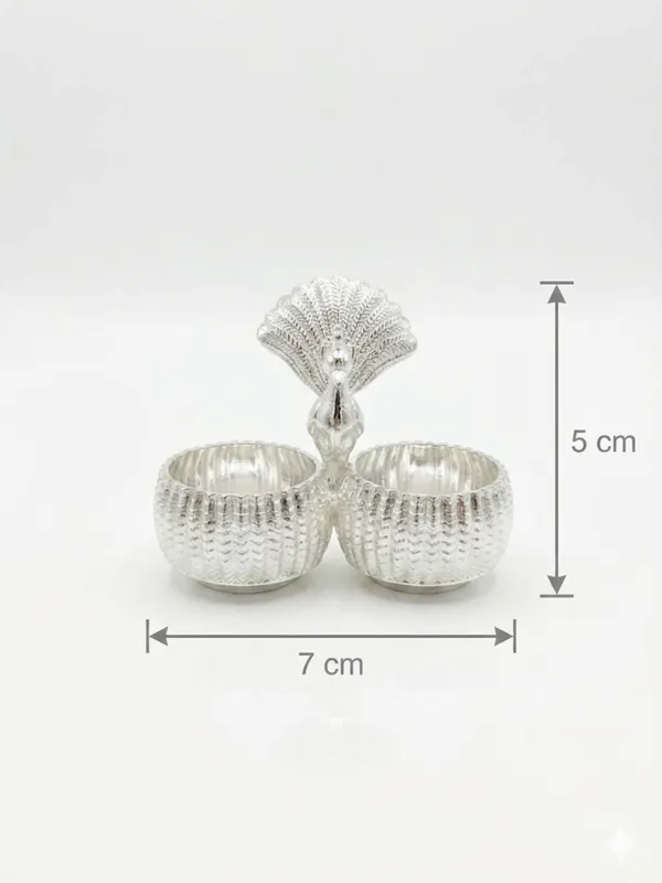 Peacock_Kumkum_Holder_(Pack_of_3)_-_Pure_German_Silver