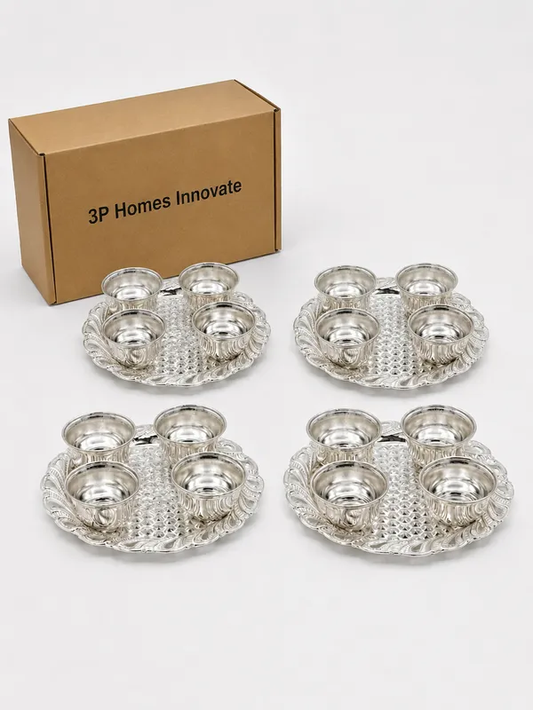 4_Kumkum_Platter_(Pack_of_4)_-_Pure_German_Silver