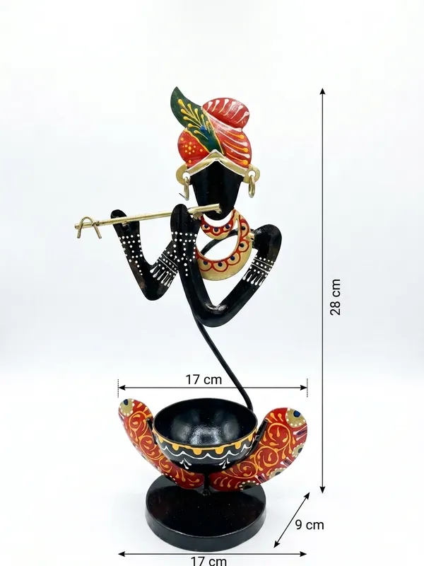 Metal_Traditional_Krishna_Decorative_Diya_Holder