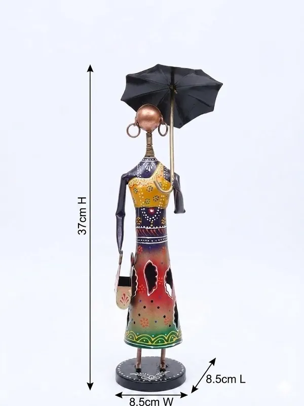 Metal_Lady_With_Umbrella_Decorative_Showpiece