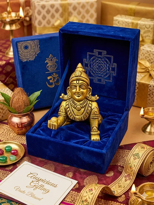 Golden_Finish_Bal_Krishna_Crawling_Idol