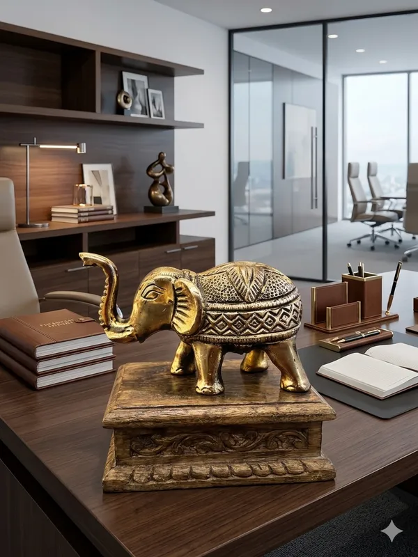Gold_Finish_Ornate_Elephant_Figurine