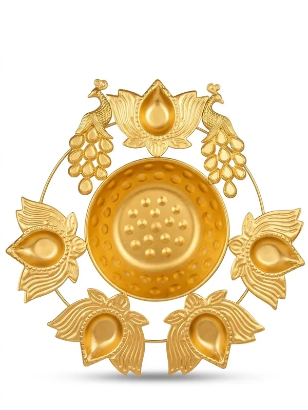 Gold_Tone_Peacock_Diya_Festive_Wall_Decor