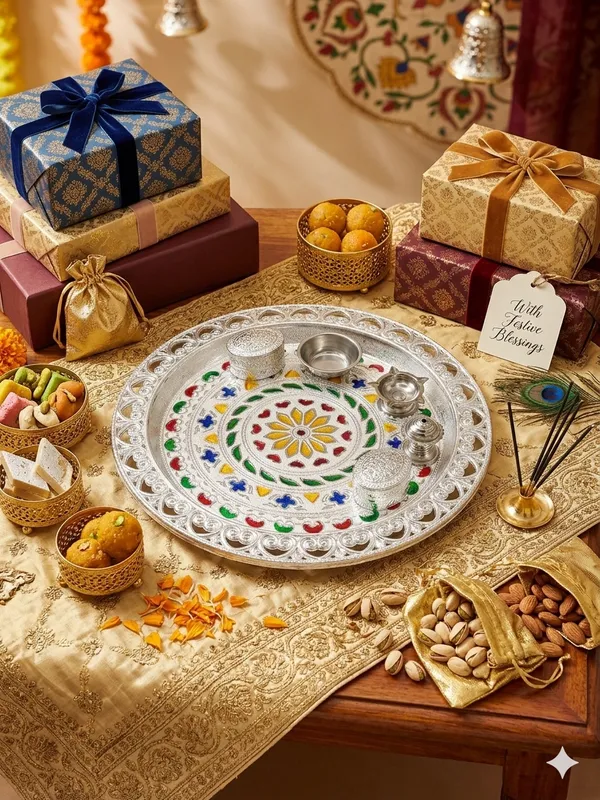 Metal_Festive_Floral_Pooja_Thali_Set