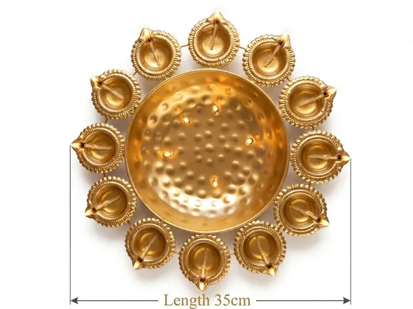 Metallic_Festive_Diya_Design_Pooja_Thali