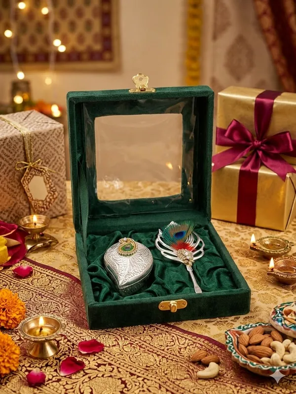 Silver-Tone_Peacock_Design_Dry_Fruit_Box_Set
