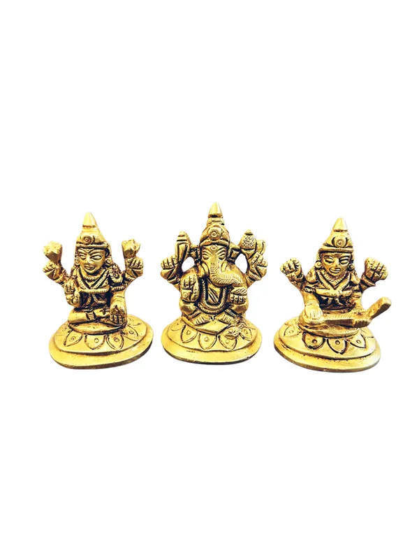 Gold-Tone_Traditional_Deity_Figurine_Set
