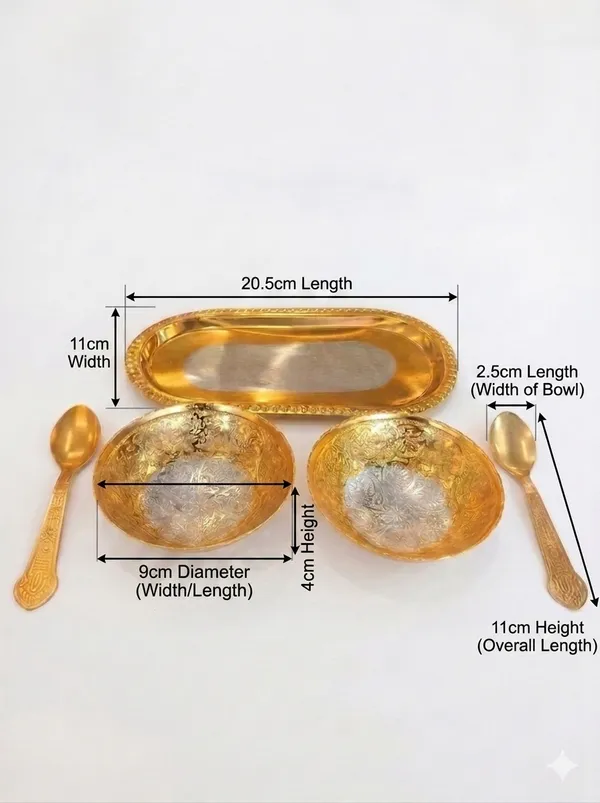 Gold_Finish_Traditional_Pattern_Serving_Set