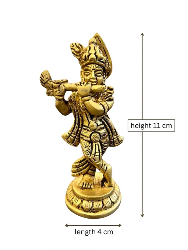 Gold_Tone_Traditional_Krishna_Decorative_Figurine