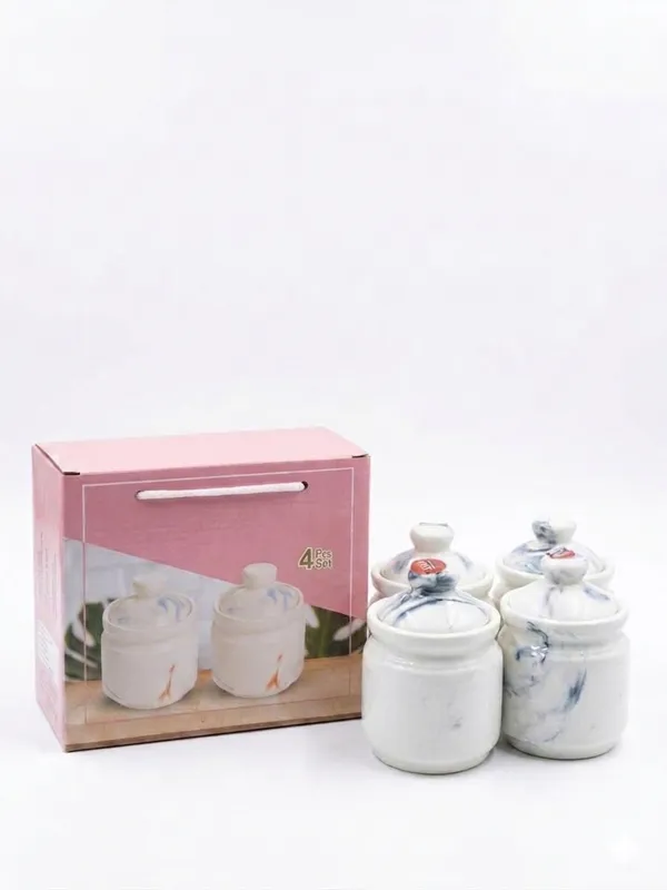 Ceramic_Marble_Print_Kitchen_Storage_Jar_Set